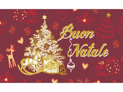 TAPPETINI BUON NATALE 80X50       -CH116 (cartone 2 PZ)