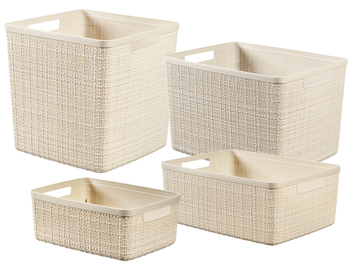 CONTENITORI CURVER JUTE BIA CUBE (cartone 4 PZ)