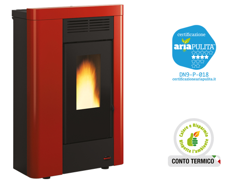 STUFE PELLET BORDEAUX ANNABELLA 8 CANAL.