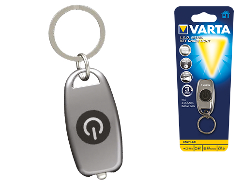 TORCE VARTA METAL KEY CHAIN       -16603 (cartone 6 PZ)
