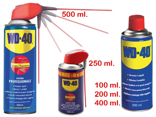 SBLOCCANTE WD-40 FLEXIBLE ML.600 -39450 (cartone 6 PZ)