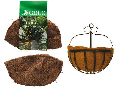 VASI COCCO X BALCONIERE GERLA    CM.35 (cartone 6 PZ)