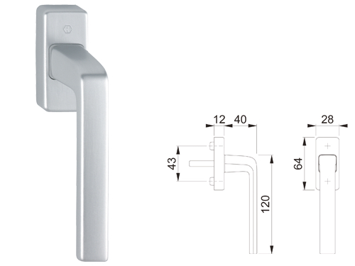 MARTELLINE DUBLIN CROMO SATINATO -3665622 (cartone 2 PZ)