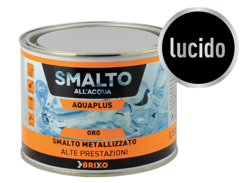 SMALTO BRIXO AQUAPLUS LT.0,5   GRI. LUC. (cartone 6 PZ)