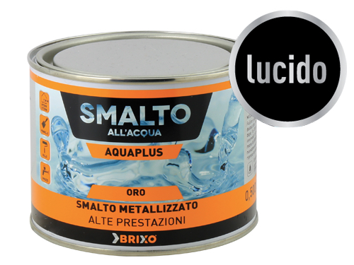 SMALTO BRIXO AQUAPLUS LT.0,5  MARR.LUC. (cartone 6 PZ)