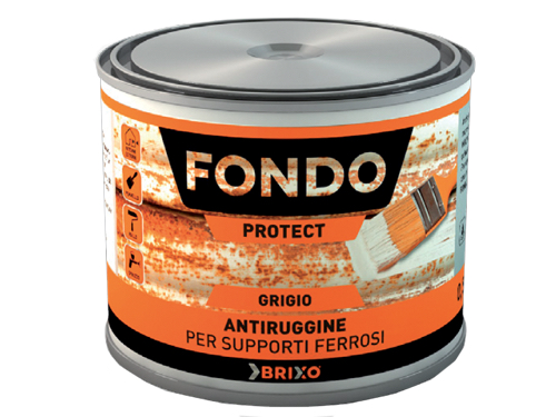 ANTIRUGGINE BRIXO PROTECT LT.0,500 ROSSO (cartone 6 PZ)