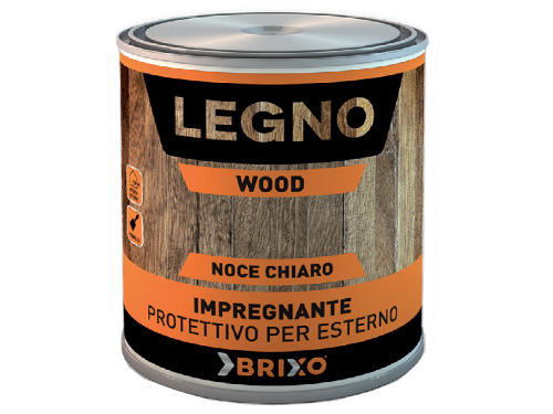 IMPREGNANTE BRIXO WOOD LT.0,750 CASTAGNO (cartone 6 PZ)