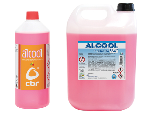 ALCOOL ETILICO DENATURATO 94  LT.1 (cartone 12 PZ)