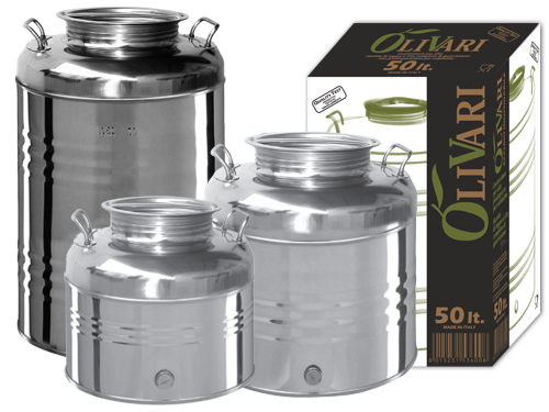 CONTENITORI INOX OLIVARI      LT.15