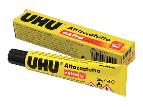 ADESIVO UHU EXTRA ML.20           -35592 (cartone 20 PZ)