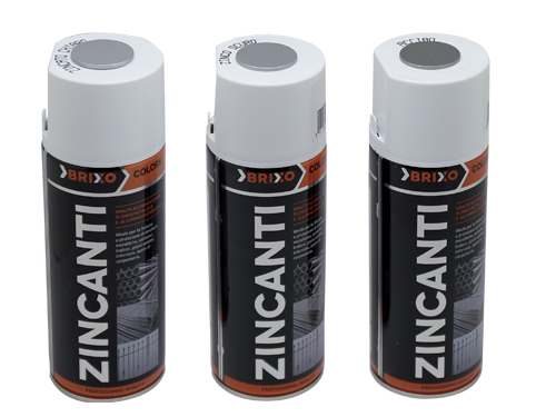 SPRAY BRIXO COLORS SPECIALE ZINCANTE A00 (cartone 6 PZ)