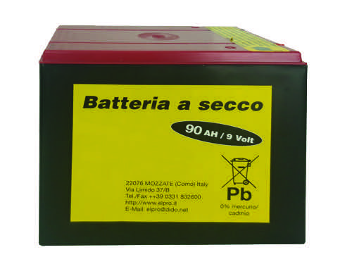 BATTERIE A SECCO 90AH 9V P/ELETTR.441213