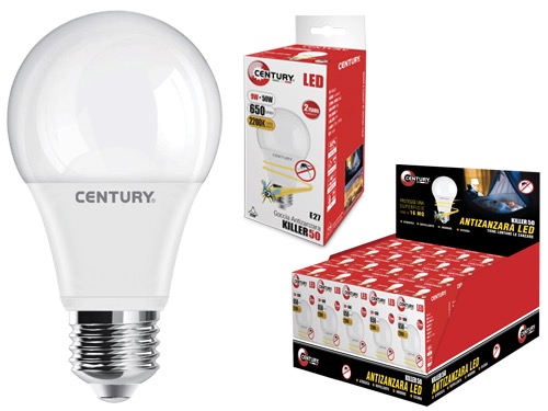 LAMPADINE CENTURY LED ANTIZA. E27 GO 9W