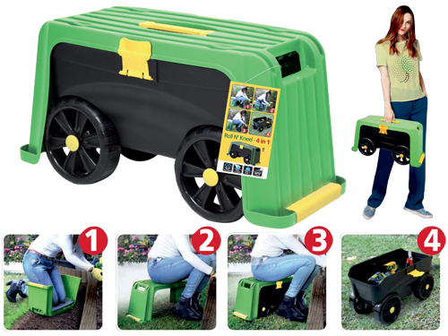 SGABELLO MAGIC GREEN MULTI USO4 IN 1