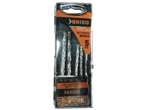 SET PUNTE BRIXO WIDIA 4-10MM PZ.5