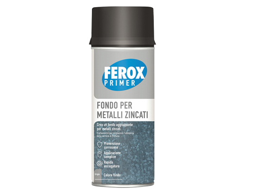FEROX PRIMER METALLI ZINCATI ML.400-2012 (cartone 6 PZ)