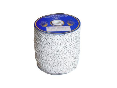 FUNE TRECCIATA POLIESTERE MM. 8 (cartone 17 KG)