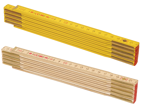 DOPPIMETRI BRIXO LEGNO GIALLO (cartone 10 PZ)