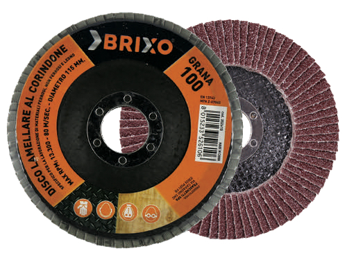 DISCHI LAM.CORIND.BRIXO. D.115 GRANA  60 (cartone 10 PZ)