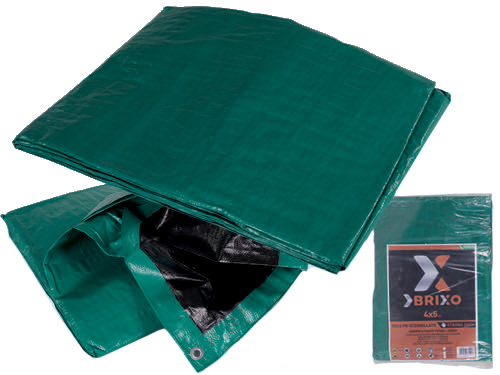 TELONI BRIXO PE OCCH.NERO/VERDE PESANTE MT3X4 (cartone 4 PZ)