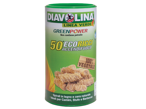 DIAVOLINA ACCENDIF.ECO RICCI 50 PZ (cartone 6 PZ)