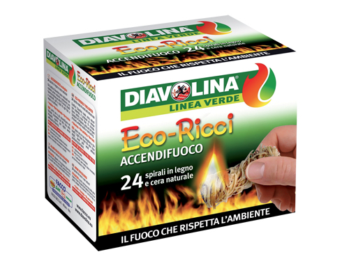 DIAVOLINA ACCENDIF.ECO RICCI 24 PZ (cartone 6 PZ)