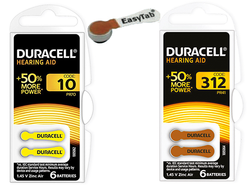 PILE DURACELL EASY TAB 10 BL.6PZ. (cartone 10 BL)