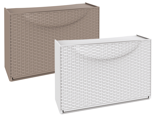 SCARPIERE RATTAN HARMONY BOX  TORTORA