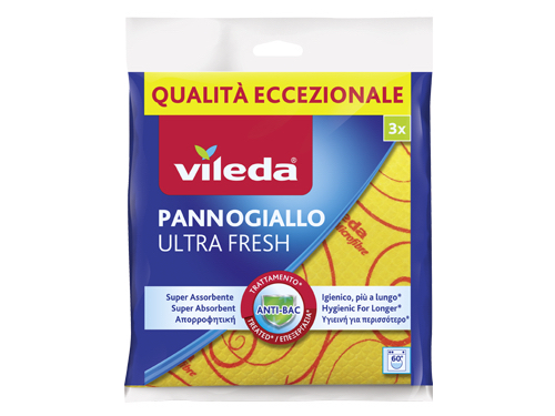 VILEDA PANNI GIALLI ULTRA FRESH 3 PZ.