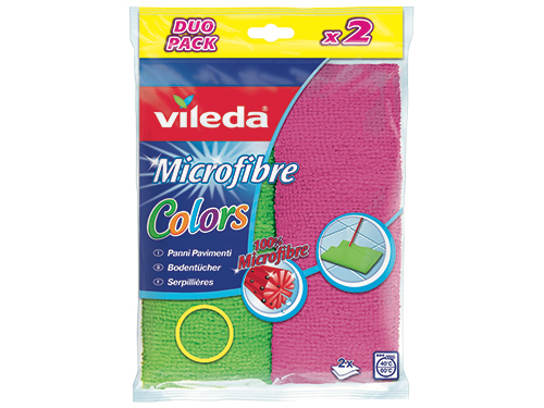 VILEDA MICROFIBRE COLORS 2 PZ.   -151284 (cartone 12 PZ)