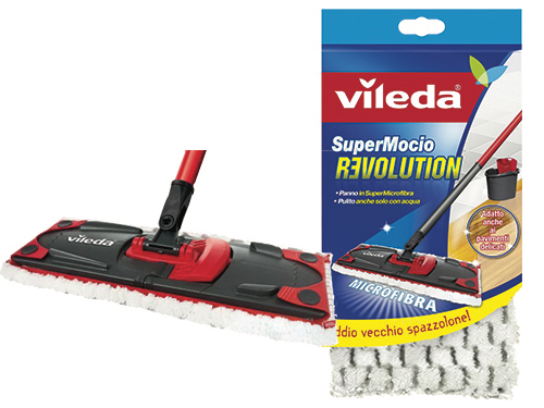 VILEDA SUPERMOCIO REVOLUTION  RICAMBIO (cartone 8 PZ)