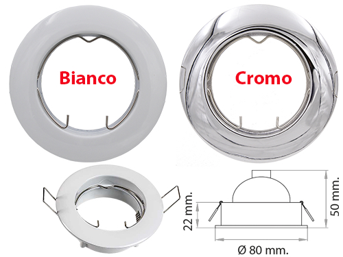 FARETTI INCASSO FISSI -DIKF230/BI/SL