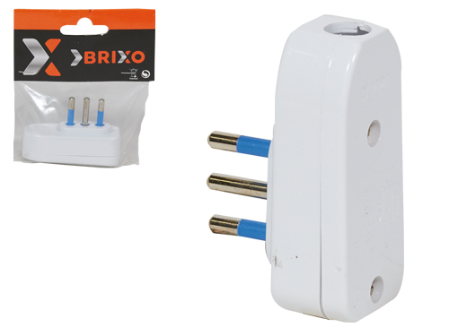 SPINE PIATTE BRIXO A SQUADRA 2P+T 10A (cartone 10 PZ)