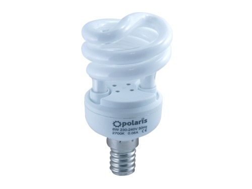 LAMPADINE B/C       E27 SPIRAL 5W C. (cartone 24 PZ)