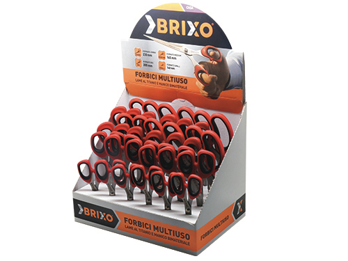 FORBICI MULTIUSO BRIXO MM205 (cartone 6 PZ)