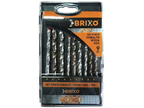 SET PUNTE BRIXO HSS-WIDIA-COBALTO PZ.9