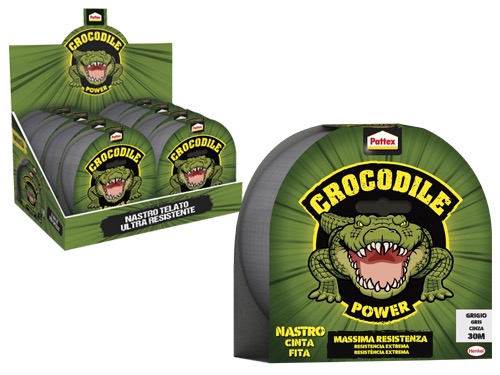 NASTRI PATTEX CROCODILE 48X30 NERO (cartone 8 PZ)