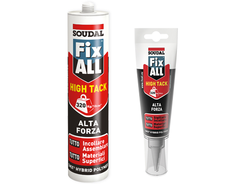 SIGILLANTI SOUDAL FIX ALL HIGHTACK 290ML (cartone 12 PZ)