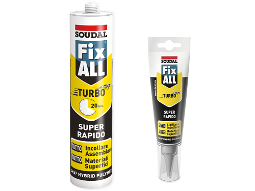 SIGILLANTI SOUDAL FIX ALL TURBO 125ML (cartone 12 PZ)