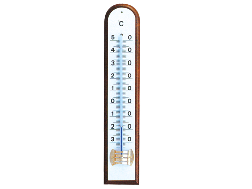 TERMOMETRI MONOCOLONNA LEGNO NOCE-101126 (cartone 10 PZ)