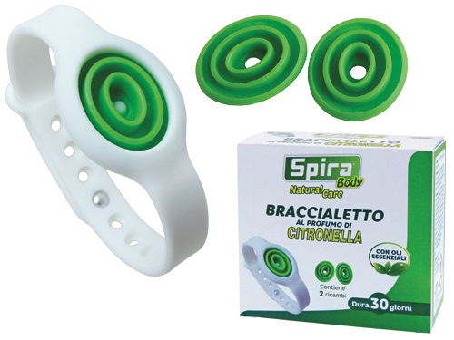 BRACCIALETTI ANTIZANZ.SPIRA NATURAL CARE (cartone 12 PZ)