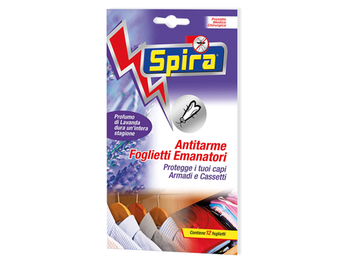 ANTI TARME FOGLIETTI SPIRA 12 PZ. -47931 (cartone 24 PZ)