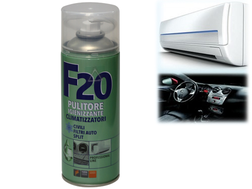 IGIENIZZANTE CLIMATIZZATORI F20 ML.400 (cartone 12 PZ)