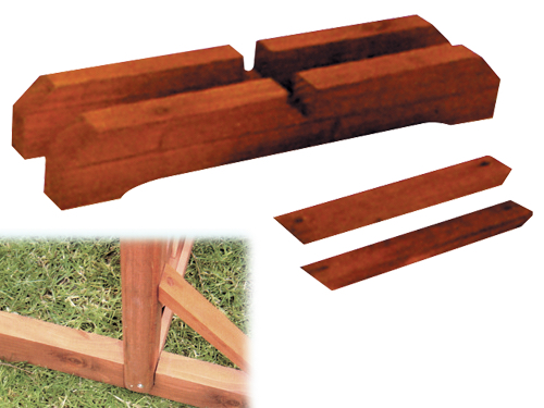 SUPPORTI DI BASE X PANN.PATIO CM.44X3X7