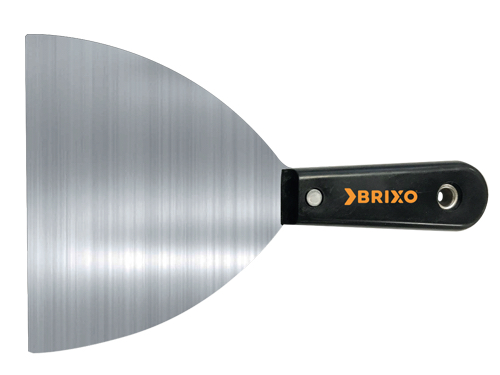 SPATOLE BRIXO INOX C/MANICO PLAST. CM 6 (cartone 12 PZ)