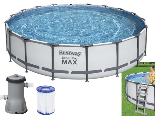 PISCINE TONDE C/TELAIO 457 H122   -56438