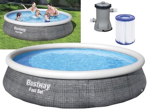 PISCINE TONDE RATTAN  B/WAY 57376