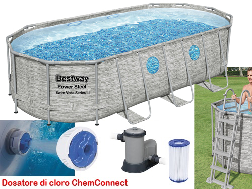 PISCINE STEEL VISTA RATT B/WA Y 56716