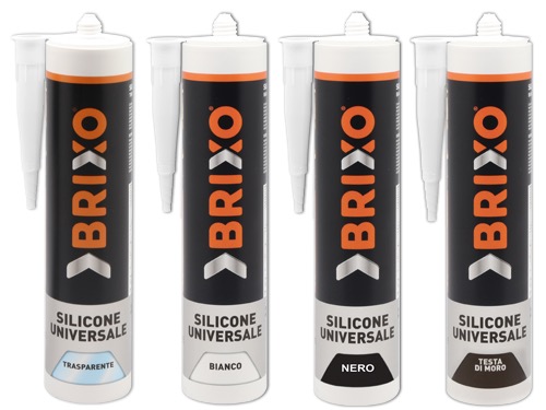 SILICONI BRIXO UNIVER.BIANCO ML.280 (cartone 12 PZ)