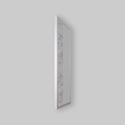 PARETE FISSA "ACRIL" BIANCO 72-75 cm